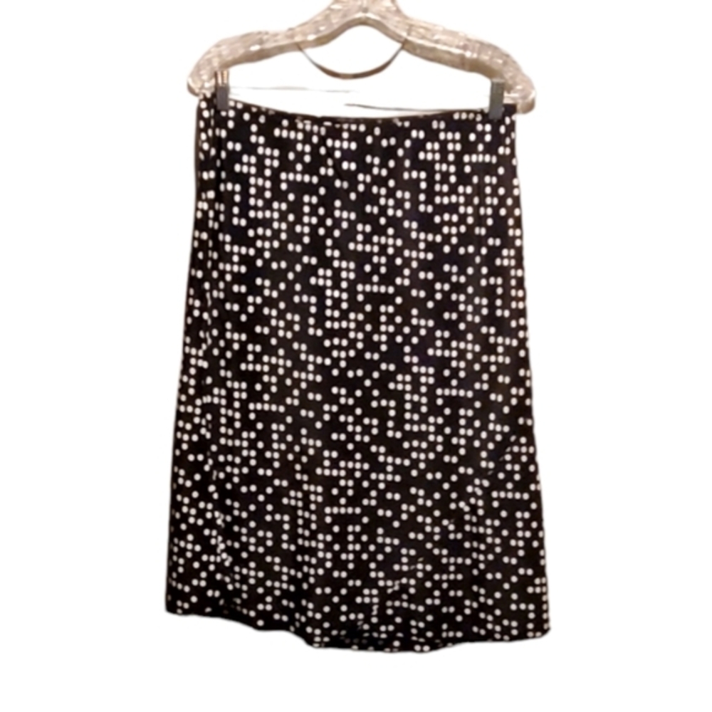 Tabloid Silky Mini Skirt Polka Dot Size 12‎